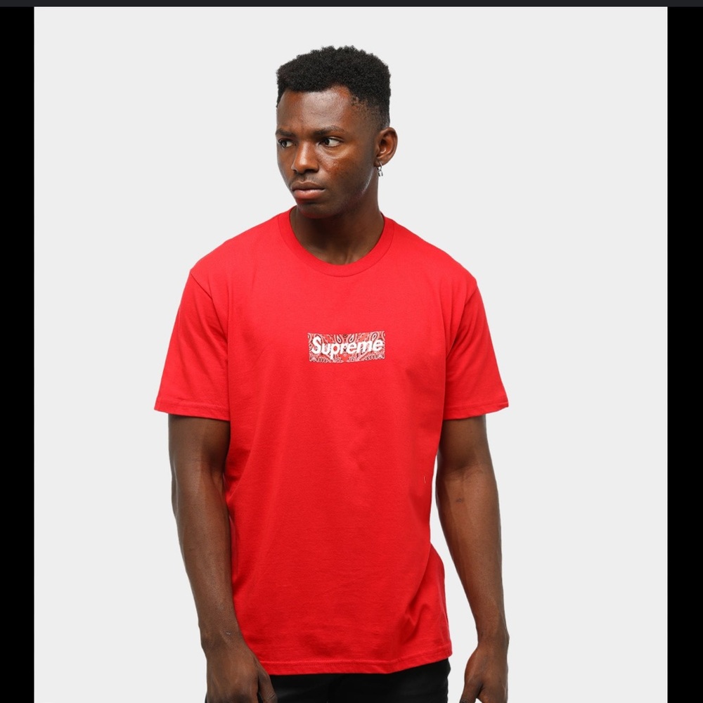 Brand New Supreme Bandana Box Logo T Shirt
